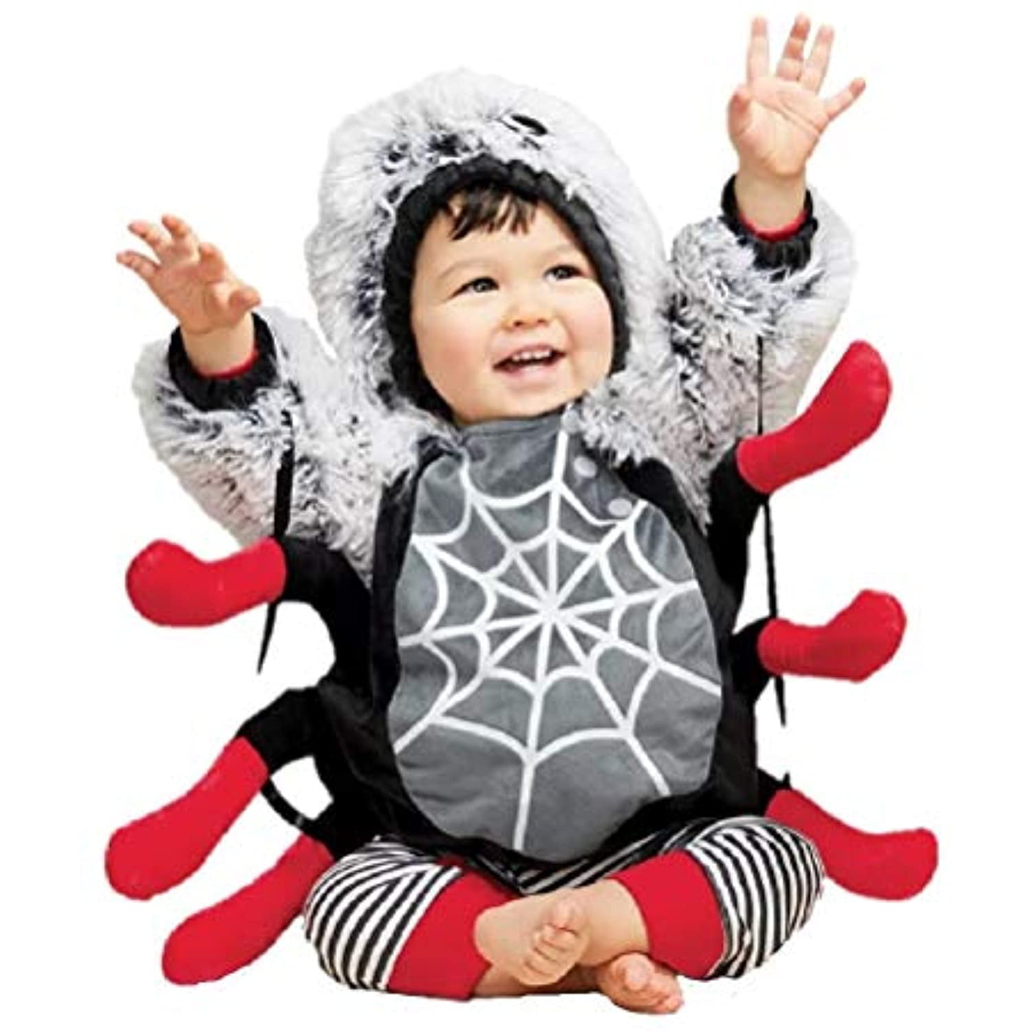NEW Infant Spider Costume's with hood 6-12 Months Halloween 