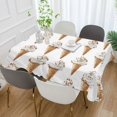thumbnail image 2 of Yayeee Tablecloths 54" x 54" Rectangle Wrinkle Resistant Party Table Cover, Cartoon Ice Cream Pattern, 2 of 8