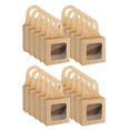 thumbnail image 5 of 50Pcs Kraft Paper Wine Bottle Box with Window Foldable Wine Candy Boxes for Christmas Wedding Wine Accessory Sets, 5 of 10