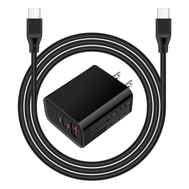 Cargador rápido USB-C de 20 W ANDHOT con cable para Moto G Power