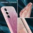 thumbnail image 4 of Dteck for Samsung Galaxy S24 Case, Slim Fit Anti-Yellow Shockproof Soft TPU Bumper + Hard Front Cover [No Screen Protector] Hybrid Protective Case for Samsung Galaxy S24,Pink, 4 of 10