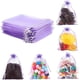 thumbnail image 1 of 100 bolsas de organza con cordón de 12,7 x 18,8 cm, color morado mediano, para regalos de fiesta, bodas, baby shower, cumpleaños, fiestas y Navidad., 1 of 5