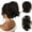 Brown, variant on Messy Bun Hair Piece With Bendable Metal Wire Clip In Ponytail Extension For Women Natural Human Hair Updo Accessory
