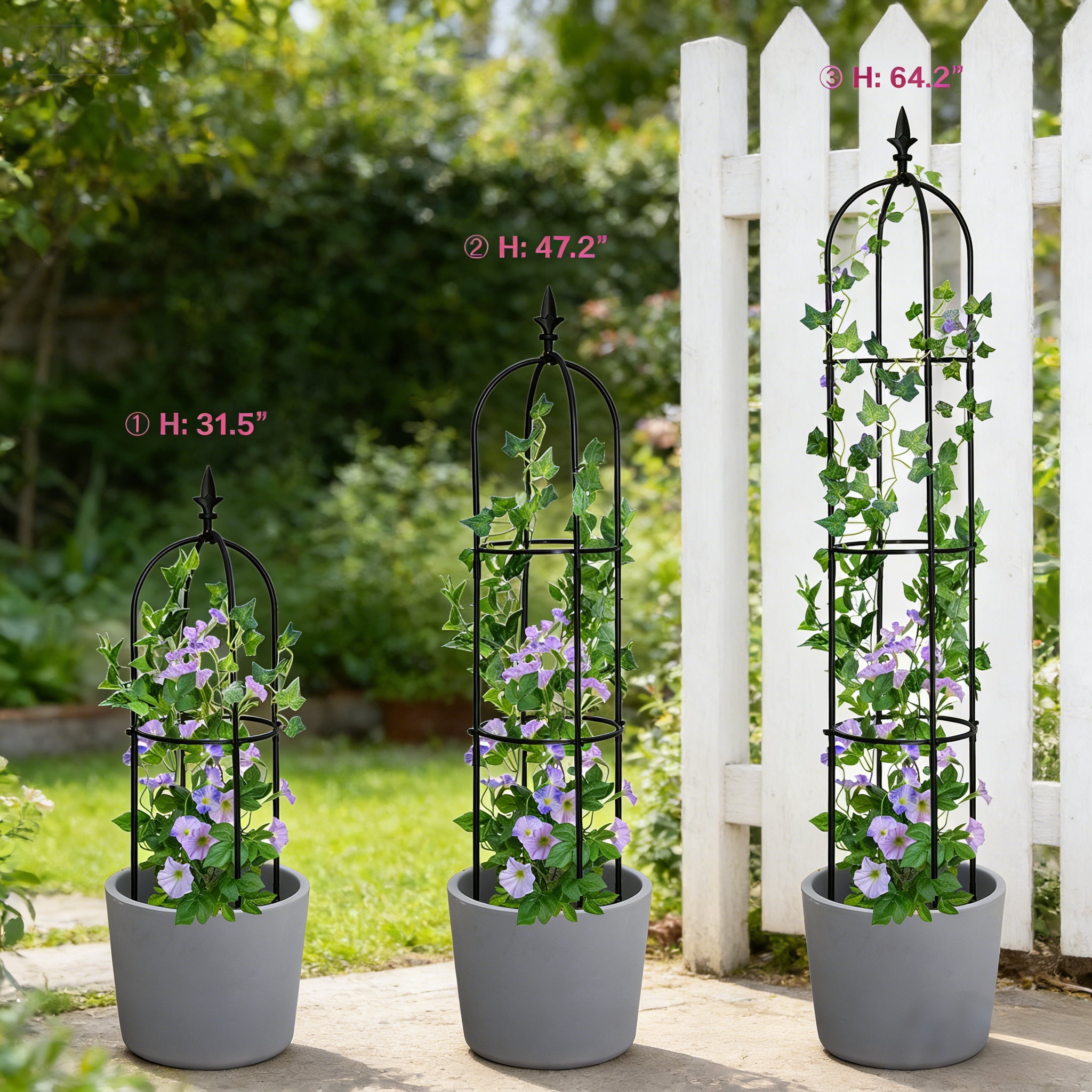 ATR ART TO REAL Garden Arch, 7'8