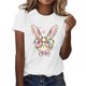 thumbnail image 1 of Puntoco Liquidación de blusas cortas para mujer, camisetas de manga corta con cuello redondo y estampado bonito a la moda para mujer, 1 of 4