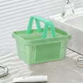 thumbnail image 5 of Mlkoz Home Storage Clearance, Shopping Baskets 5.7 Plastic Shopping Baskets With Handles Store Baskets Retail Baskets For Market Grocery Supplies Thrift Convenience Storage, Men Gifts, 5 of 6