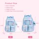 thumbnail image 2 of Mochila infantil ultraligera con patrón de unicornio (azul), mochila escolar, mochila escolar para niñas, 1-3 años, mochila escolar para viajes al aire libre para estudiantes, 2 of 5