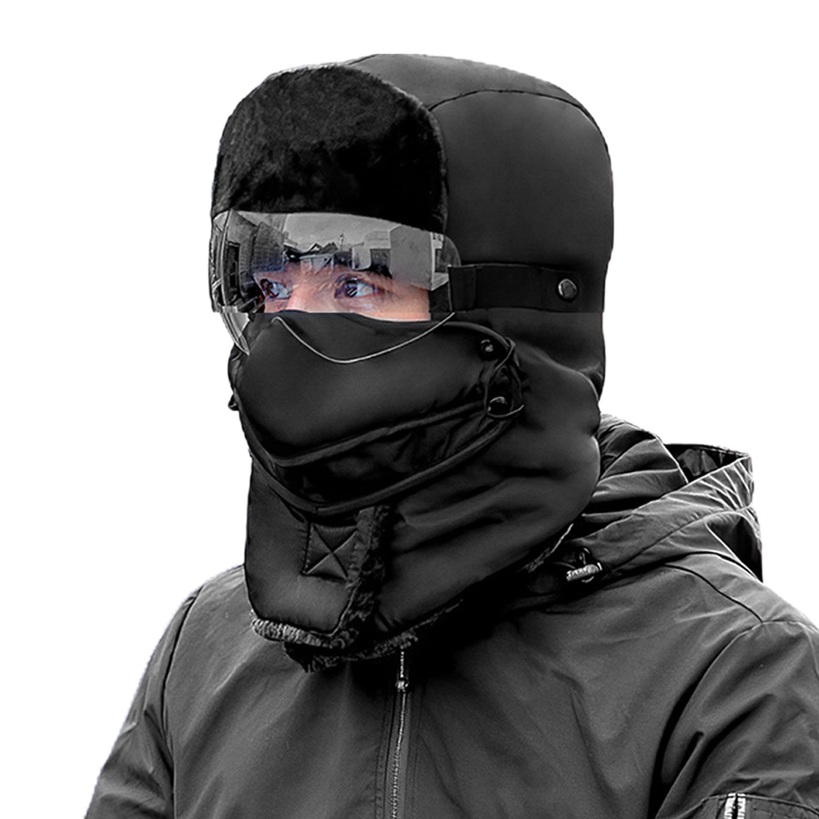 Details about   Fleece Balaclava Mask Fishing-Cycling & Motorbike Winter Black Thermal Fabric £9 
