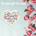 thumbnail image 6 of SPOORYYO Heart-Shaped Happy Mother's Day Front Door Sign - Wooden Keepsake Ornament for Home Decor, 6 of 8
