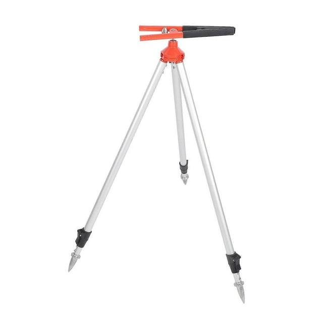 Trípode de poste de prisma de topografía, trípode de estación Total de abrazadera de varilla de centrado de aleación de aluminio retráctil de 75120cm de altura