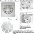 thumbnail image 2 of Ventilador de Baño YONGSHENG 150 Mm Con Válvula Antirretorno Tubular 156 M/h, 2 of 5