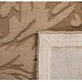 thumbnail image 4 of Safavieh Impressions Emmalyn Floral Wool Area Rug, Light Brown, 6' x 6' Square, 4 of 8
