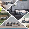 thumbnail image 6 of Mountain Forest Body Pillow Covers 20"x54", Nature Tree Scenery Watercolor Pink Blue Soft Brushed Microfiber Breathable Throw Pillow Covers, Pillowcase with Zipper for Couch Sofa Bedroom Living Room, 6 of 9