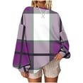 thumbnail image 2 of Cilsoka Hoodies for Women Trendy Graphic Womens Hooded Sweatshirts Pullover Sweatshirts for Women V Neck Plus Size Tops for Women 3x My Orders past Orders, 2 of 6