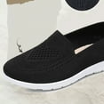 thumbnail image 6 of Womens Slip-On Shoes Breathable Mesh Casual Walking Shoes Lightweight All-Day Comfort for Errand Running Black,Size 42, 6 of 9