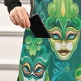thumbnail image 7 of Dreamtimes Kitchen Apron for Women Men Chef, Mardi Gras Waterproof Bib Aprons with Pockets and Adjustable Neck for Baking Cooking Gardening, 7 of 7