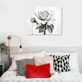 thumbnail image 4 of COMIO  Rose Wall Art for Bedroom Tan Canvas Wall Art Cream Rose Pictures for Living Room Home Decor Flower Painting Couples Bedroom Bathroom Accessories Modern Artwork, 4 of 4