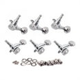 thumbnail image 1 of fastboy 6 Pieces 3R Guitar String Tuning Peg Rustproof Threaded Tuner Machine Heads Adjustable Knobs Locking String Set Good Fixation, 1 of 8