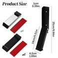 thumbnail image 3 of Unbranded Butée de Porte Sans Perçage en Métal Argenté par Miyuadkai en Acier Inoxydable, Butée de Porte Rabattable Sans Perçage pour Bas de Porte, 3 of 5