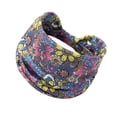 thumbnail image 1 of Diadema ancha para mujer, elástica, absorbente del sudor, antideslizante, banda para el sudor de uso rápido Estilo D, 1 of 9