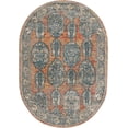 thumbnail image 2 of Rugs.com Lola Collection Rug – 4' x 6' Oval Brick Red Medium Rug Perfect For Living Rooms, Large Dining Rooms, Open Floorplans, 2 of 9