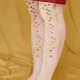 thumbnail image 4 of EeaseMX Medias de seda ultrafinas para mujer, sexys, con efecto de escamas, doradas, 1 unidad, 4 of 7