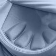 thumbnail image 2 of Ounisa Women Mock Neck Baselayer Tops Long Sleeve Built In Bra Pads Soft Thermal Shirts Solid Color Slim Daily Underwear, 2 of 6
