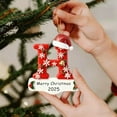 thumbnail image 4 of CaiYueKe 26-Piece Alphabet Christmas Ornaments Set Acrylic Letter Decorations with Snowflake Bell Pattern for DIY Holiday Tree Wreath Mantel Festive Hanging Decor Xmas Gifts for Family Friends, 4 of 9