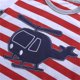 thumbnail image 5 of Gibobby Blusas Holgada Niños pequeños, niñas, niños, coche, dibujos animados, impresiones en 3D, camisetas sueltas, camiseta de manga corta , camisetas, ropa(Rojo, 3-4 Años), 5 of 5