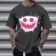 thumbnail image 1 of Blusas y camisas de manga corta con cuello redondo para hombre, blusas casuales de verano a la moda con cuello redondo y estampado para hombre., 1 of 4