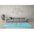 thumbnail image 3 of Ahgly Company Indoor Rectangle Oriental Light Blue Industrial Area Rugs, 5' x 8', 3 of 4