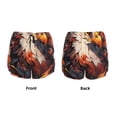 thumbnail image 3 of Hirioo Colorful Abstract Eagle for Women's Double Layer Athletic Shorts High-Performance Gym Shorts with Inner Pocket, Elastic Waistband-Medium, 3 of 7