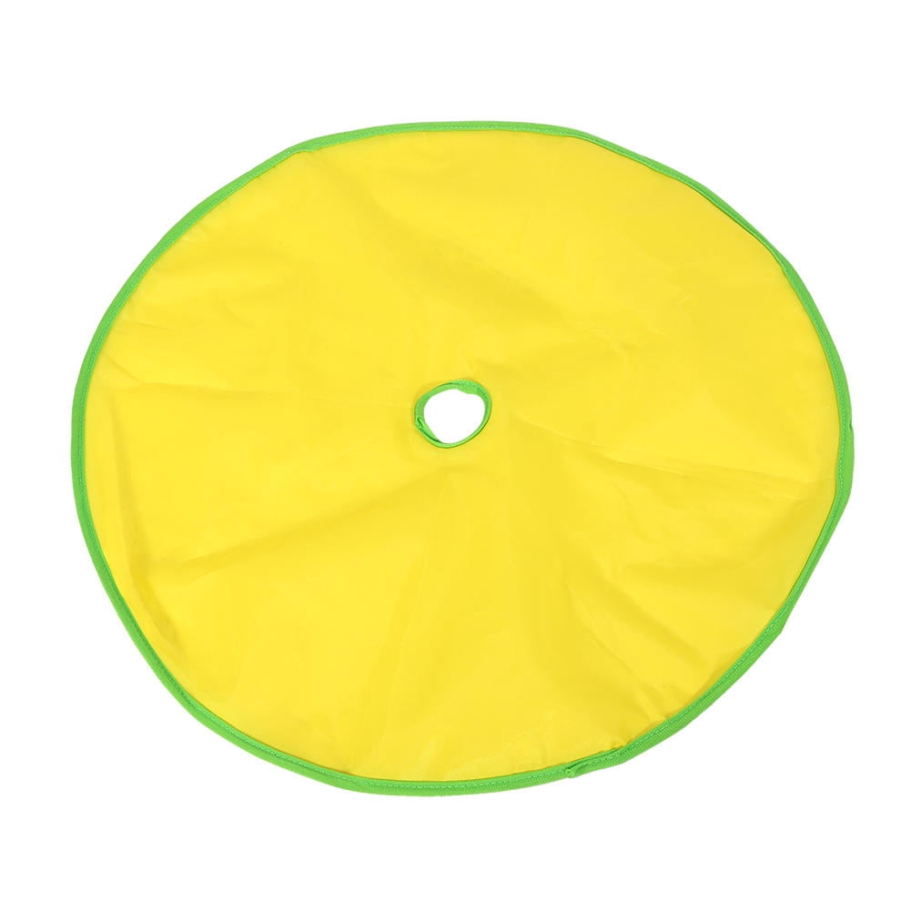 YAHHU Interactive Cat Meow Toy – 4 Speed Modes, Non‑Slip Base, Easy Clean, No Battery – Yellow