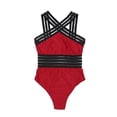 thumbnail image 2 of Traje de baño para mujer Ropa de playa de una pieza,Rojo EEG Nituyy GL714-YZ12796B5, 2 of 6