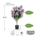 thumbnail image 5 of LUSH Estate™ Purple Crape Myrtle Tree - Lifelike Artificial Indoor and Outdoor Flower Tree - UV Resistant - 36 in High, 5 of 6