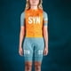 thumbnail image 5 of CAMISETA DE CICLISMO PROFESIONAL PARA MUJER JUICY BLUE VERANO MANGA CORTA NARANJA CUERPO ENCAJE Ropa de bicicleta Maillot de ciclismo MTB, 5 of 5