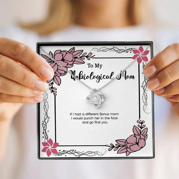 Unbiological Mom Pendant Necklace Necklace for Women, Adults Size