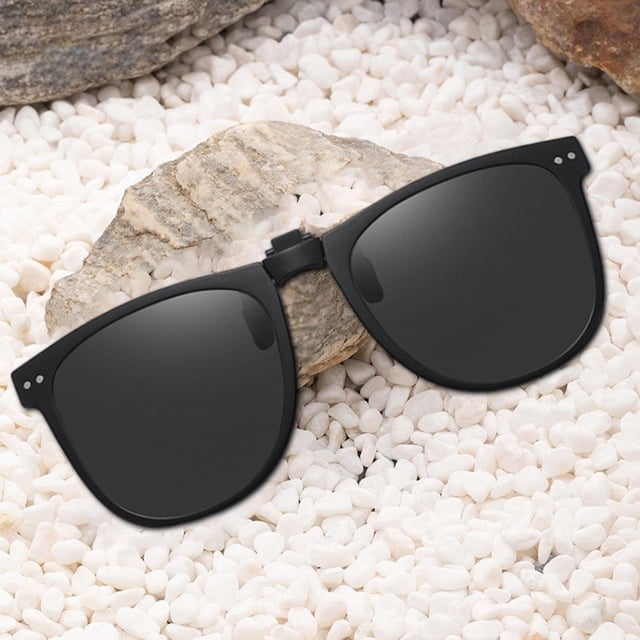 Suministros para gafas de con clip, accesorio de lentes polarizadas para exteriores para hombres al libre, Negro