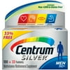 Centrum Silver Men 50+ 130 ct, 33% Bonus Multivitamin/Multimineral Tablets