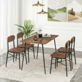 thumbnail image 4 of Costway 5-Piece Dining Table Set for 4 Modern Kitchen Dining Room Furniture Set, 4 of 10