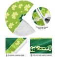 thumbnail image 2 of SKYSONIC St. Patrick's Day Shamrock Christmas Tree Skirt Tree Skirt for Holiday Party Home Christmas Day Ornaments 36", 2 of 6
