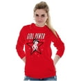 thumbnail image 5 of Betty Boop Girl Power Adorable Women's Long Sleeve T Shirt Brisco Brands S, 5 of 6
