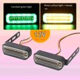 thumbnail image 1 of 2PC Motorcycle Turn Signal Lights Flowing Turn Signal Indicators Light Motorbike, 1 of 9
