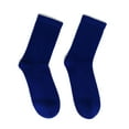 thumbnail image 3 of iMongol Pure Merino Wool Thick Unisex Men Women Crew Mid Calf Causal Socks, Smooth Toes and Heel Sewed by Handwork (US 5-10, Navy), 3 of 5