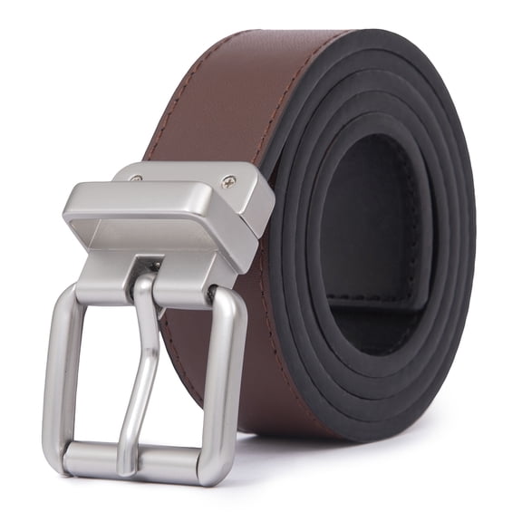 Boys Reversible Leather Belt School Uniform Casual Jeans Pants Belt for Kids