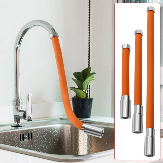Xihbxyly Extensión de Grifo, Adaptador Universal de Cocina, Cabezal Flexible, Control Eficiente Del Caudal, Multiusos para Cocina, Baño y Lavandería, Tamaños de 20, 30 y 50 Cm.