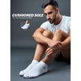thumbnail image 4 of Penn Cushioned No Show Socks for Men Breathable Athletic Socks with Moisture-Wicking Quick Dry Fiber, 15 pk, White, 4 of 7