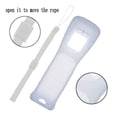 thumbnail image 2 of Funda de silicona para Wii LACTIVX Pack de 2 unidades blanco + correa de muñeca, 2 of 7
