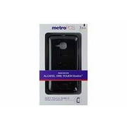 MetroPCS Soft Touch Shield Case for Alcatel One Touch Evolve - Black
