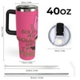 thumbnail image 3 of 40OZ Bob's Burgers LouiseTumbler with Handle and Flip Straw Stainless Steel Tumbler Cup Keeps Drinks Cold & Hot, 3 of 8